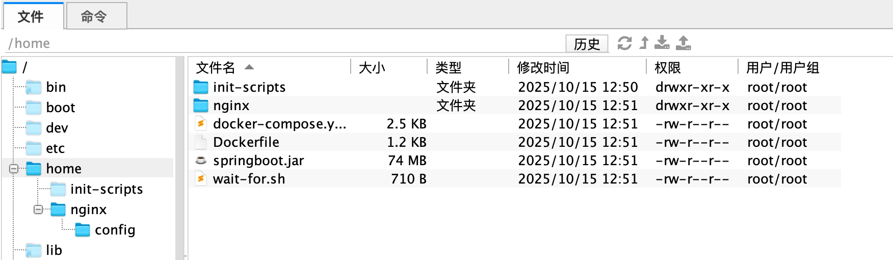 如何通过docker镜像部署springboot项目