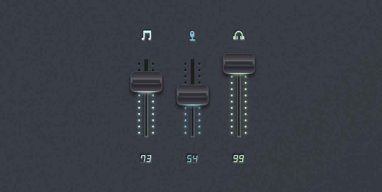 CSS+JS实现的一款音频均衡器调节动画