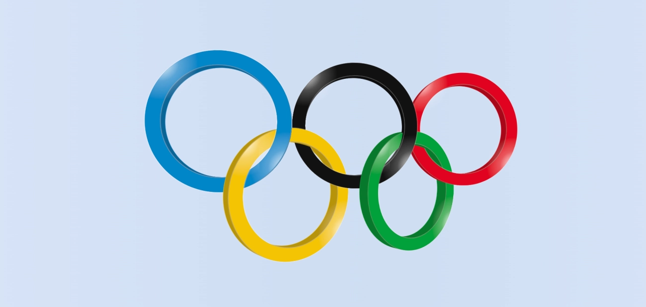 纯CSS奥运五环交叠3D展示动画源码下载
