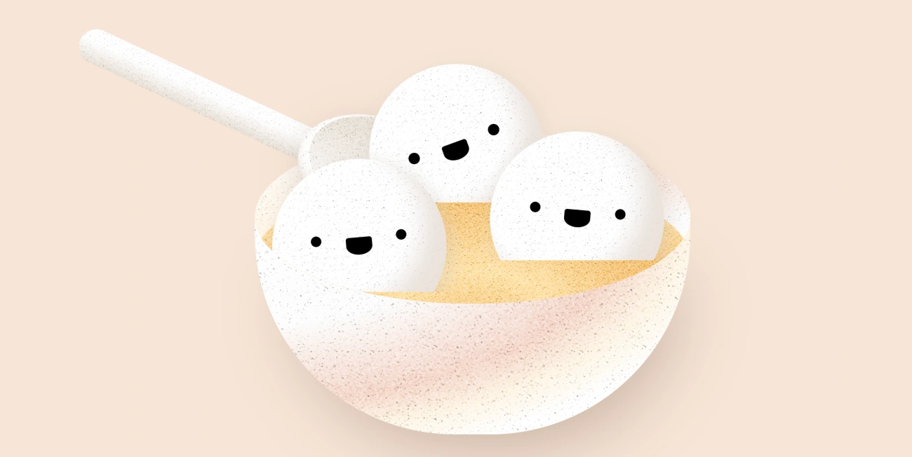 CSS快乐汤圆甜点动画