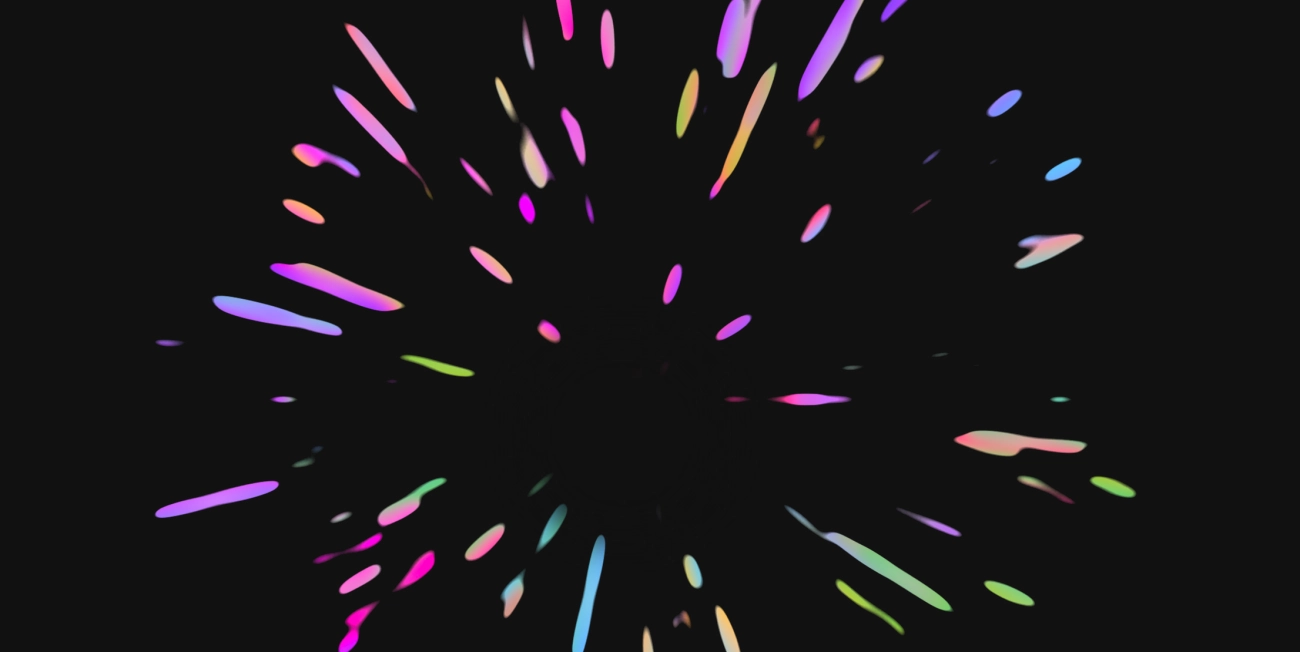 CSS+SVG粘性质感星际穿越光芒四射动画