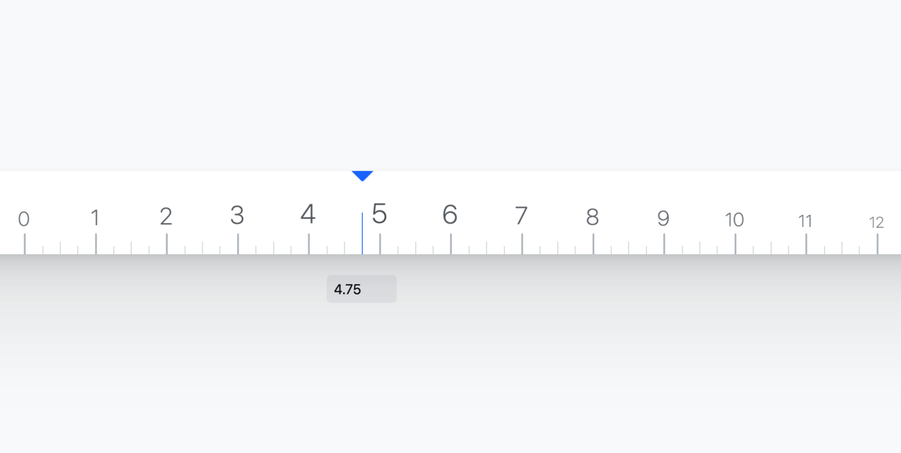 CSS+JS左右滚动吸附式响应式标尺选择器
