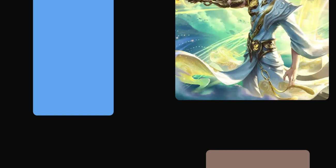CSS+JS悬停滑翔式卡片布局图片画廊