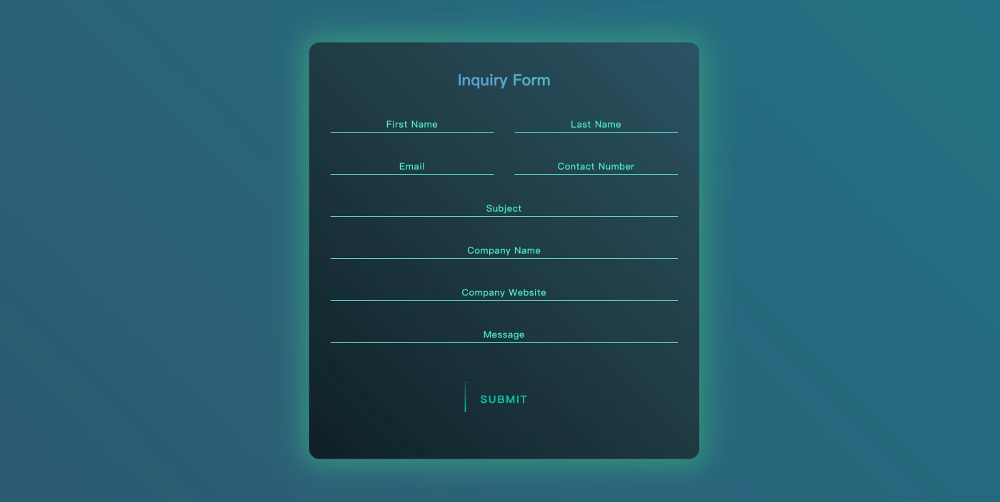 HTML+CSS动态渐变交互表单效果，适用于登录/注册页面、数据收集界面或高互动营销场景