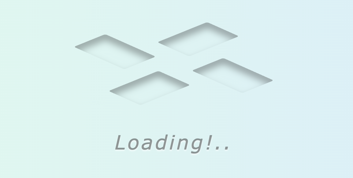 CSS动态图形持续变换Loading加载器