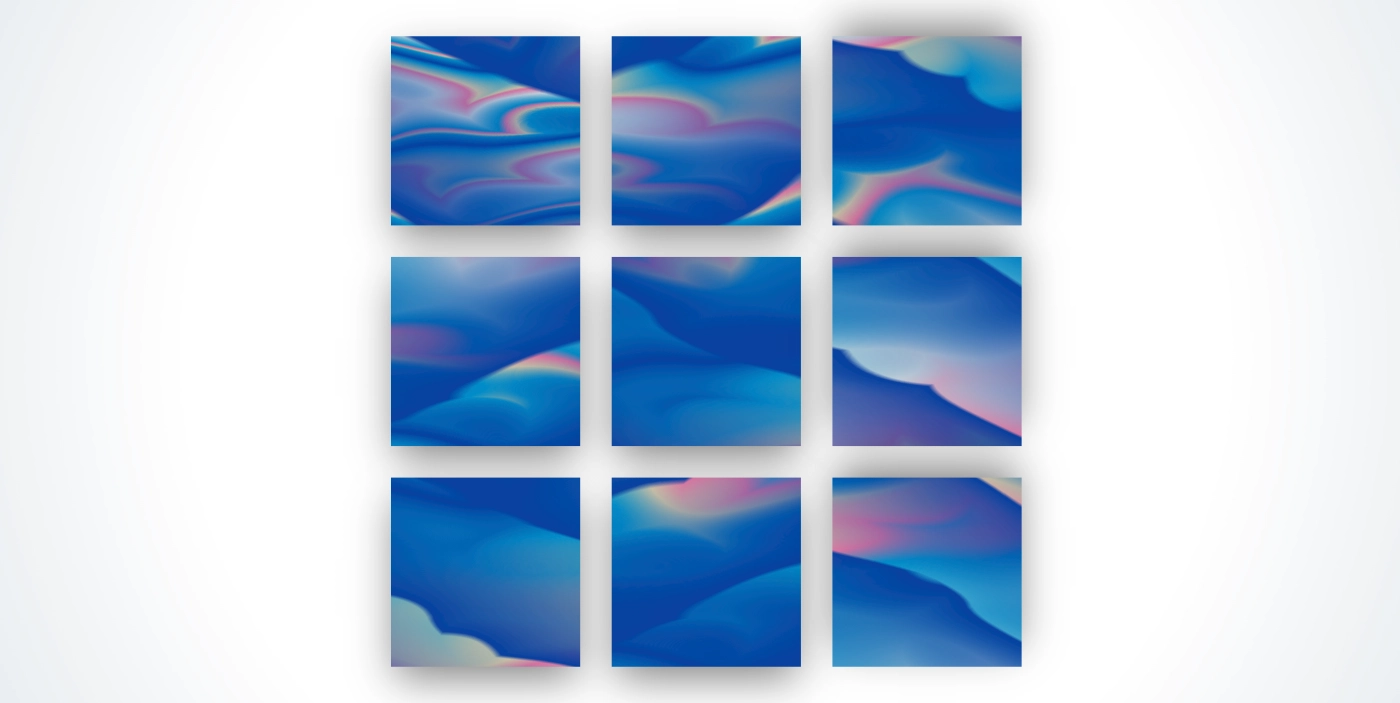 SVG实现的9款彩色湍流动画