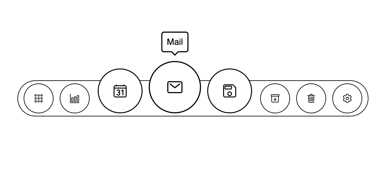 CSS+JS实现仿macOS Dock程序坞菜单动画效果