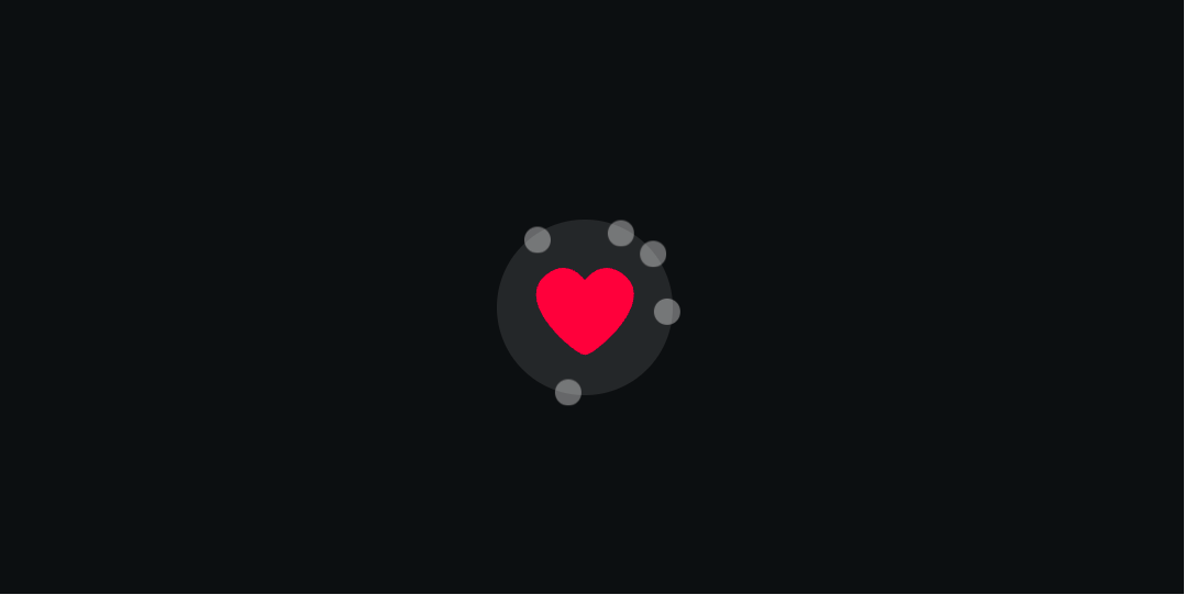 简约红色小爱心点赞动画交互效果 HTML 源码