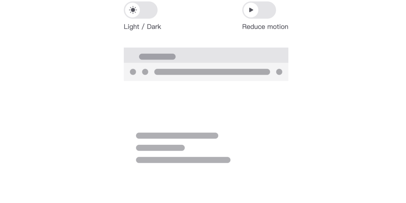 移动端专用骨架屏加载动画（CSS+JS）：支持明暗模式及动态静态模式
