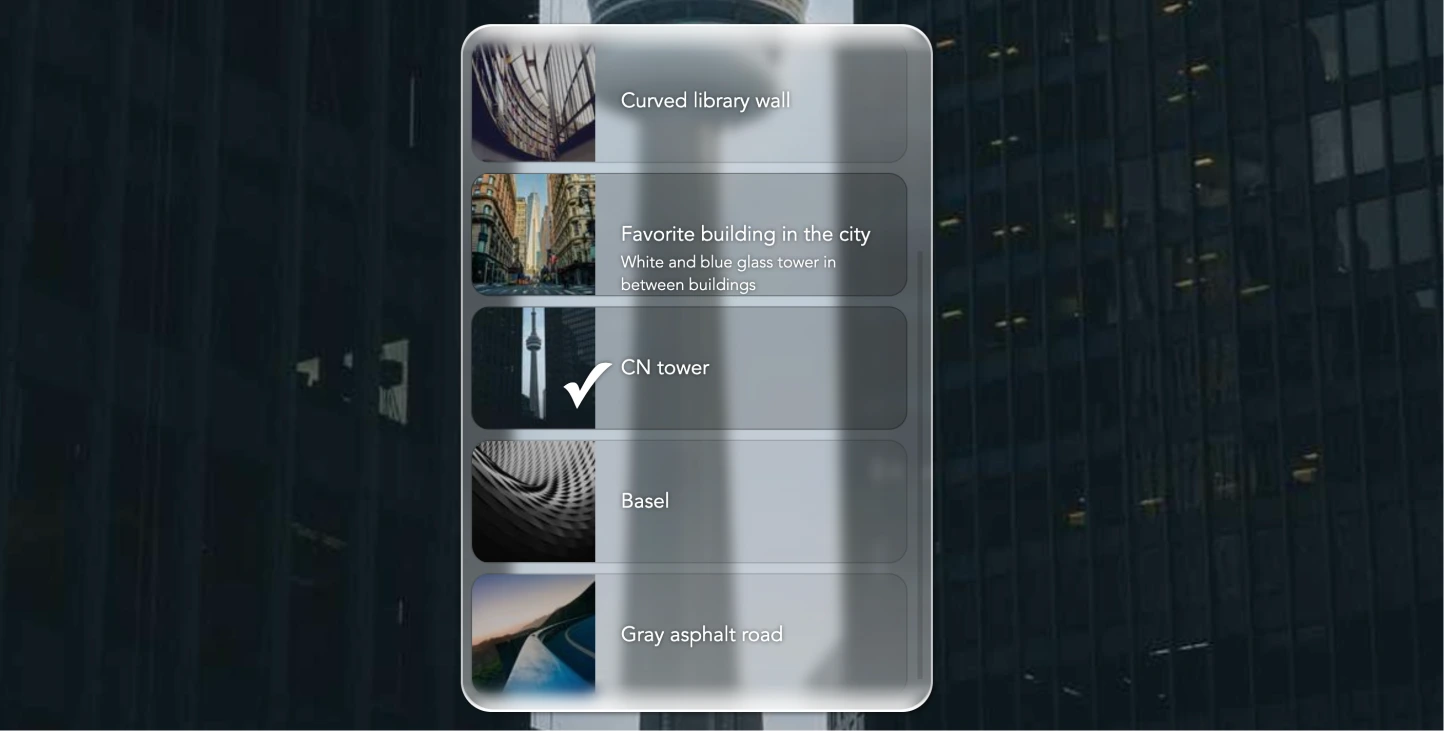 流光溢彩：基于 HTML5 新特性+CSS滤镜自定义的“液态磨砂质感玻璃”下拉菜单组件
