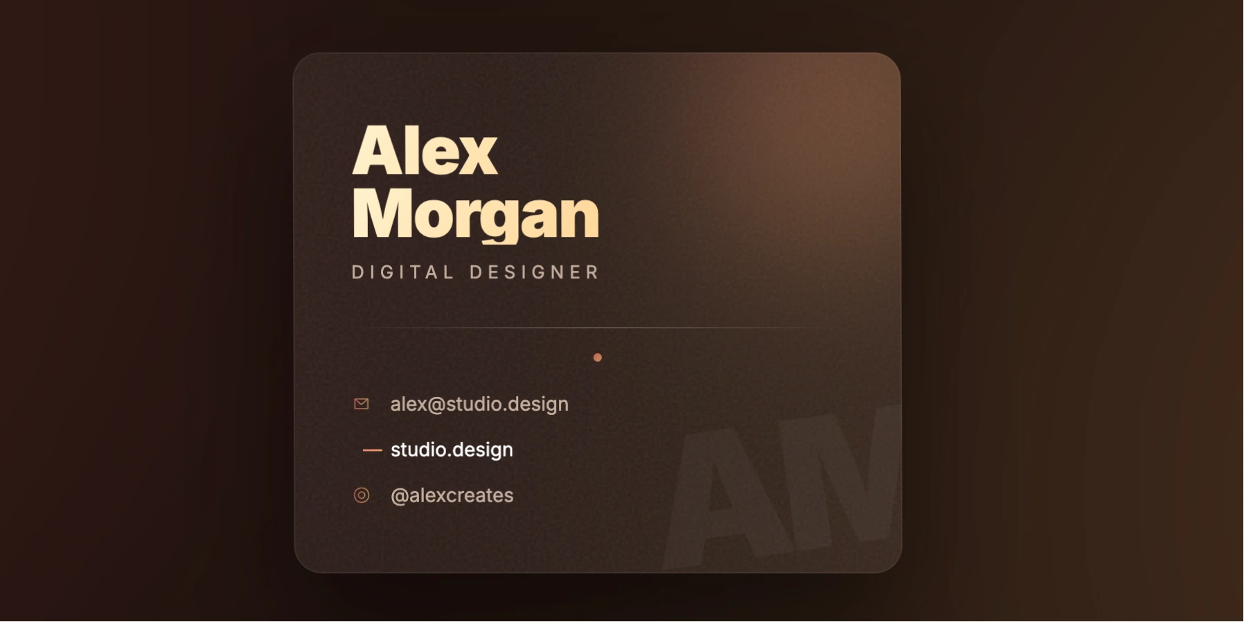 基于 GSAP 打造的高端沉浸式交互名片