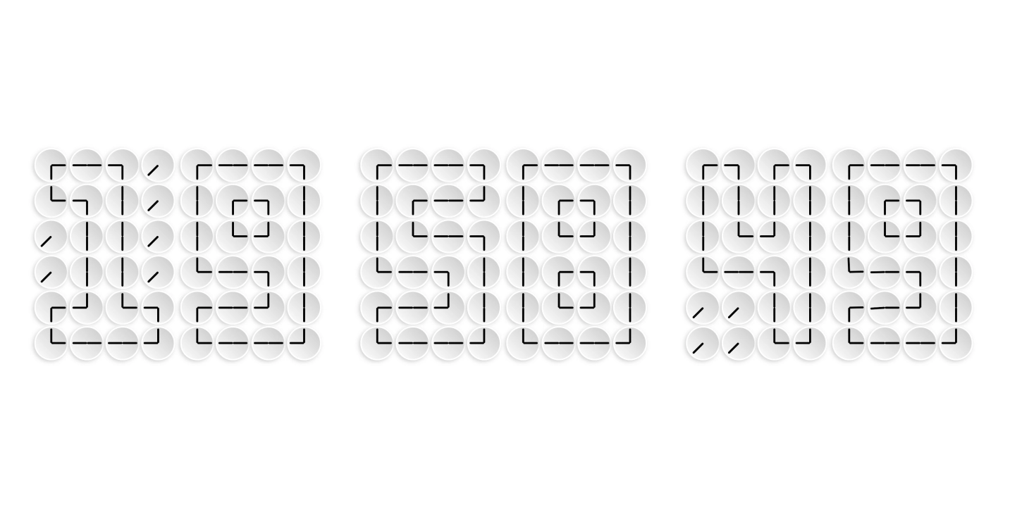 基于 React 的“表中有表”矩阵动力学创意数字时钟
