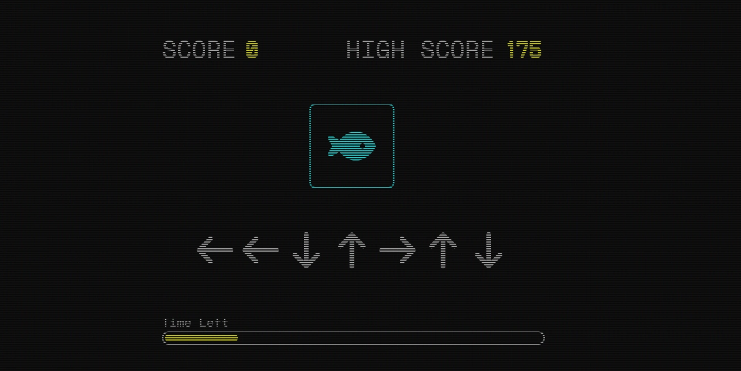 React + CSS 像素风方向键指令输入 HTML 小游戏