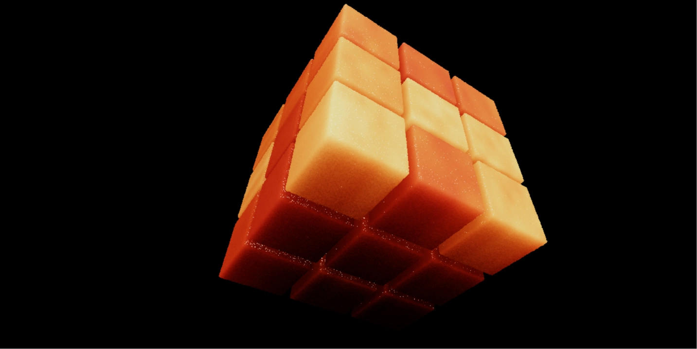 次表面散射艺术：赋予 Web 3D 材质“生命力”的多汁果肉魔方（Canvas + WebGL）