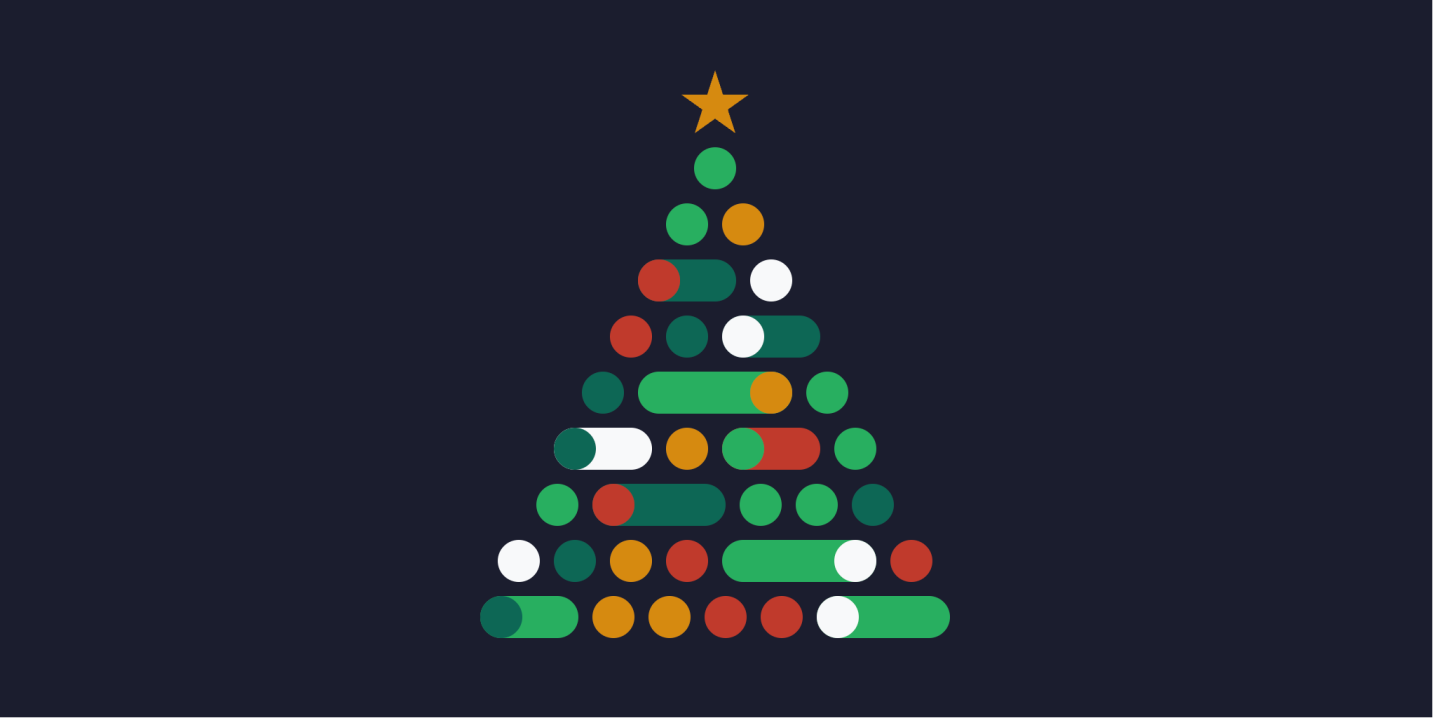 滑动开关创意圣诞树（CSS+JS）