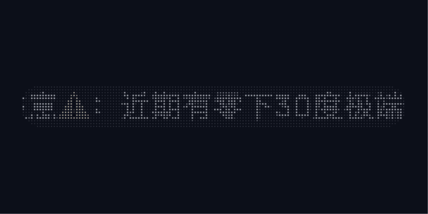 纯 CSS 像素点阵模拟的高性能数字化电子显示屏效果