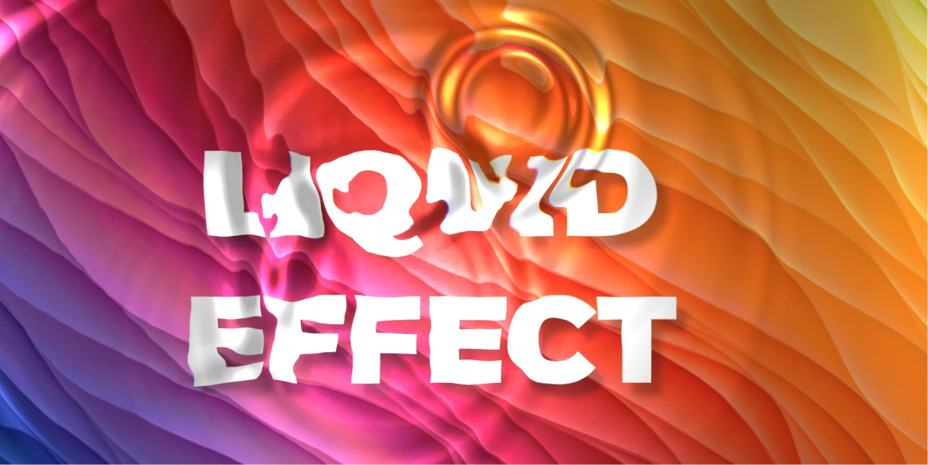 Three.js 实现的 3D 流体水波纹交互动画效果