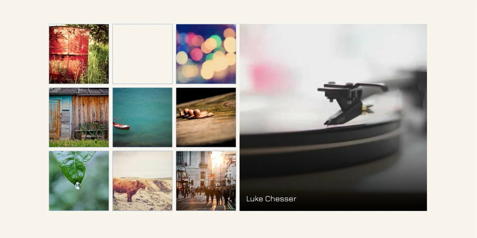 CSS锚点定位图片切换特效 - 摄影作品集交互展示效果