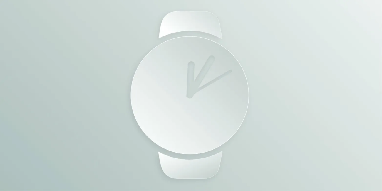 纸艺剪裁风格 3D 手表动态表盘效果（GSAP+SVG）