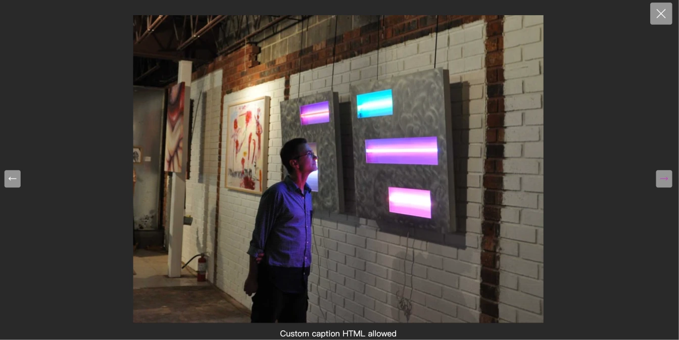 原生 JavaScript 简约灯箱图片预览组件