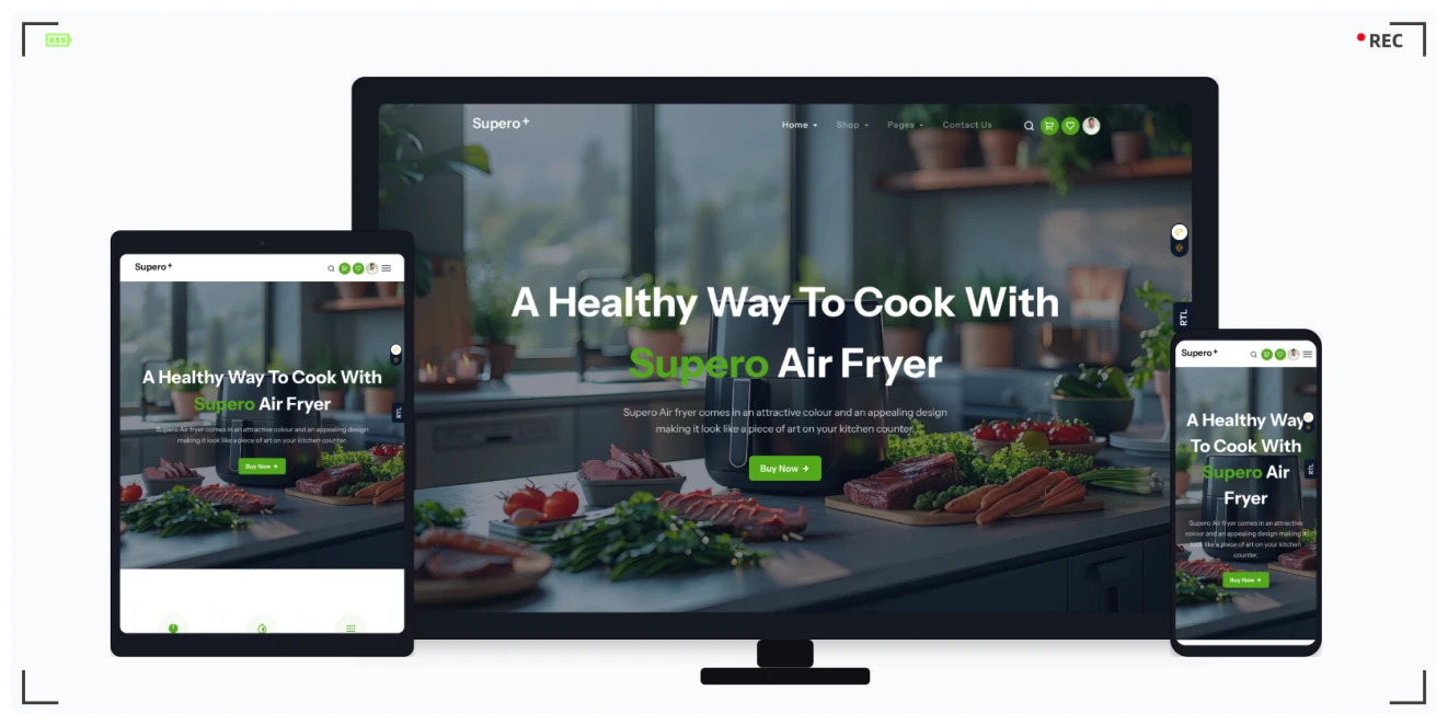 产品发布落地页 Tailwind CSS 模板 - 多用途电商展示 HTML 响应式网站模板