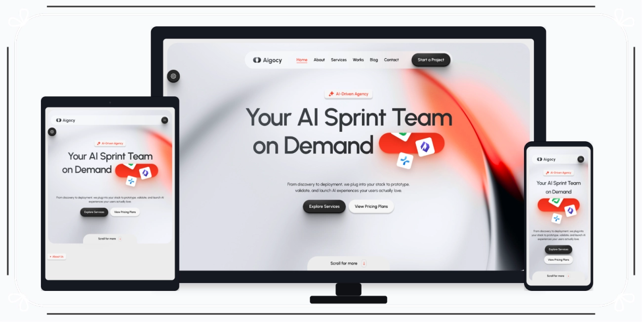 人工智能网站模板 - AI 科技公司与 SaaS 平台专用 HTML 响应式模板