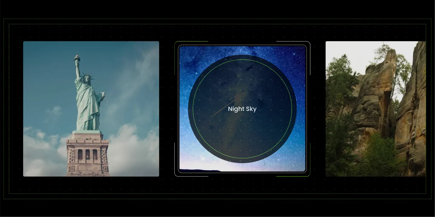 纯 CSS 实现的支持横向拖拽切换图片的响应式高端画廊