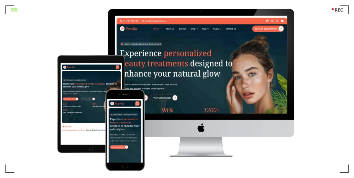 美容养生网站HTML5模板 - 适合美容院/SPA会所/按摩中心/健康疗愈机构的响应式前端模板