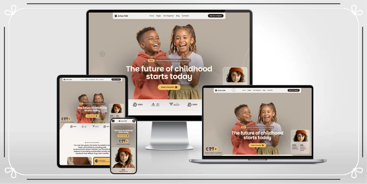 颜值出众的公益慈善机构网站 Bootstrap 模板 - 适合NGO/非营利组织/募捐活动的响应式前端模板