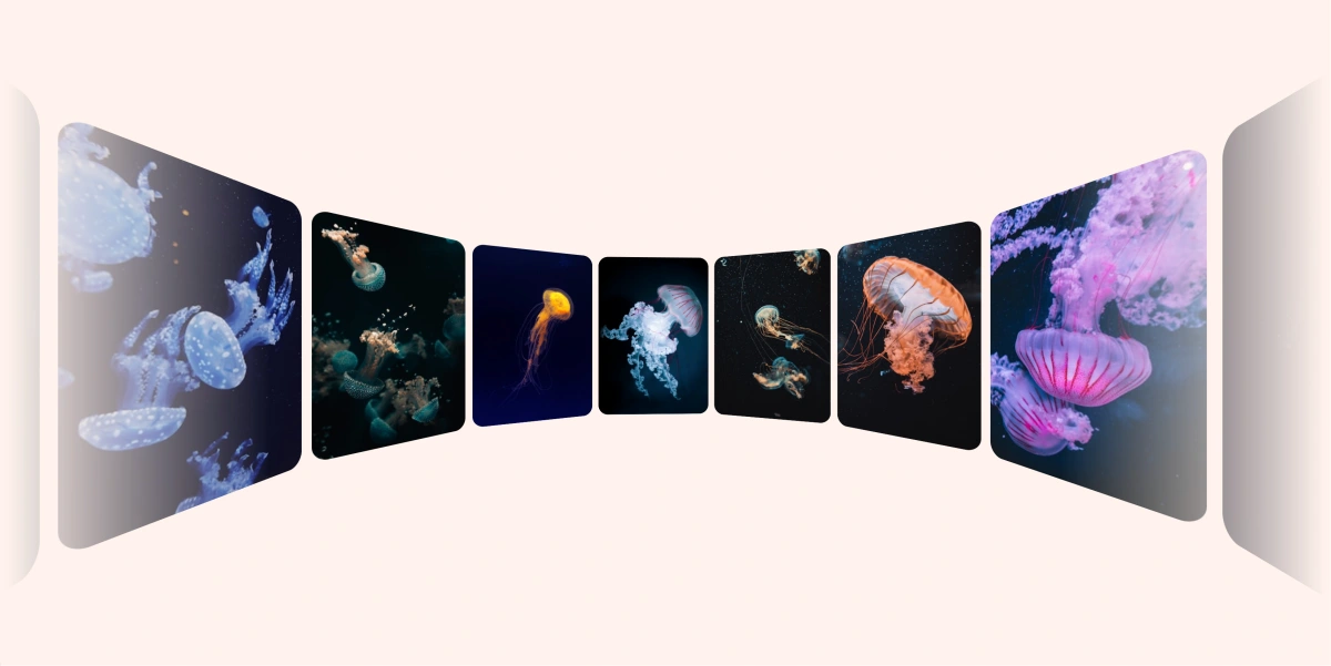 纯CSS 向内 3D 弯曲图片自动轮播组件 | 无需JS的沉浸式画廊组件