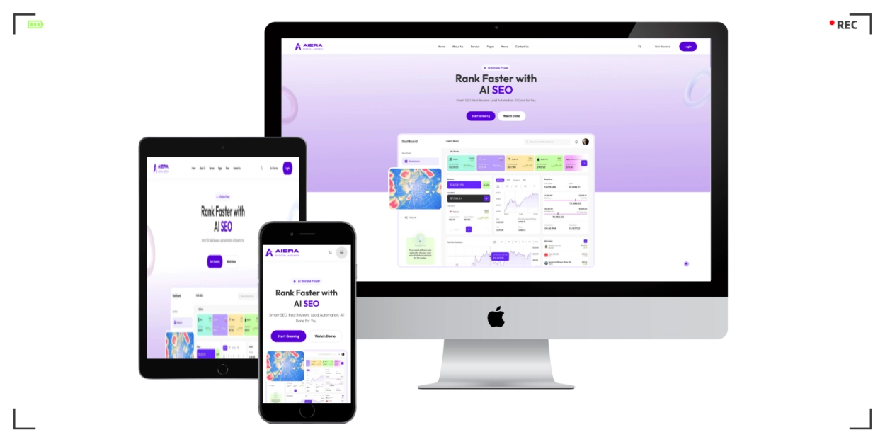 数字营销与SaaS企业网站专用 HTML 响应式模板 | 适合科技公司·初创团队·创意工作室