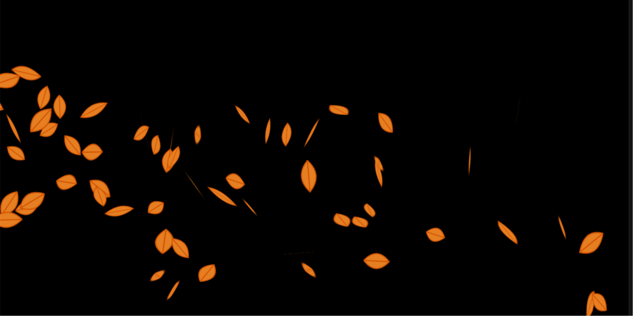 Canvas 粒子风吹飘落动效——可实时调参的树叶飞舞特效实现方案