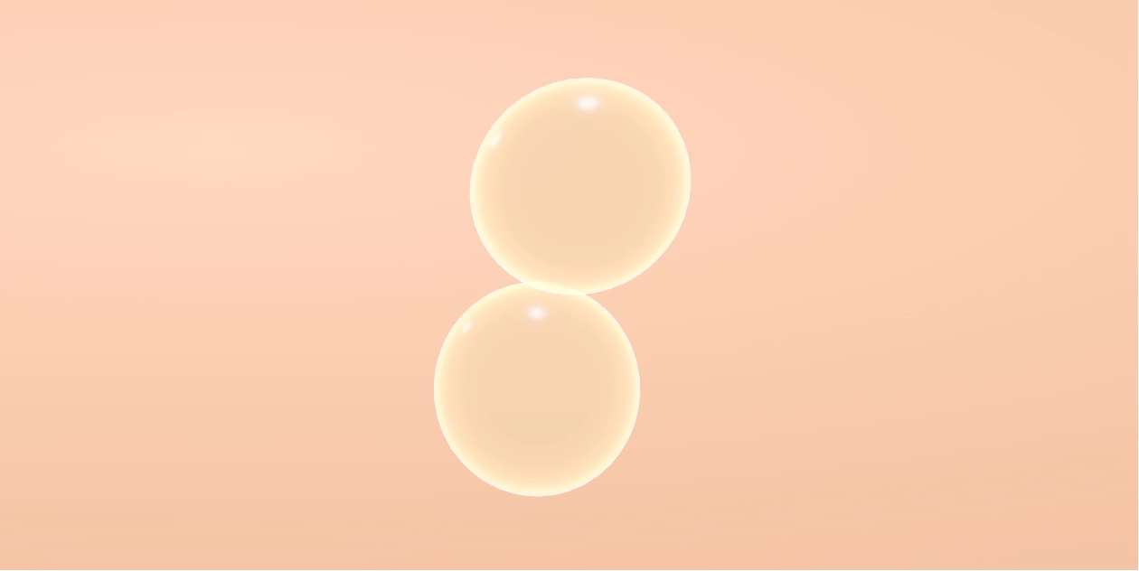 Three.js 软体球相互吸引与排斥物理模拟磁铁感应效果，并且带果冻质感弹性碰撞动效