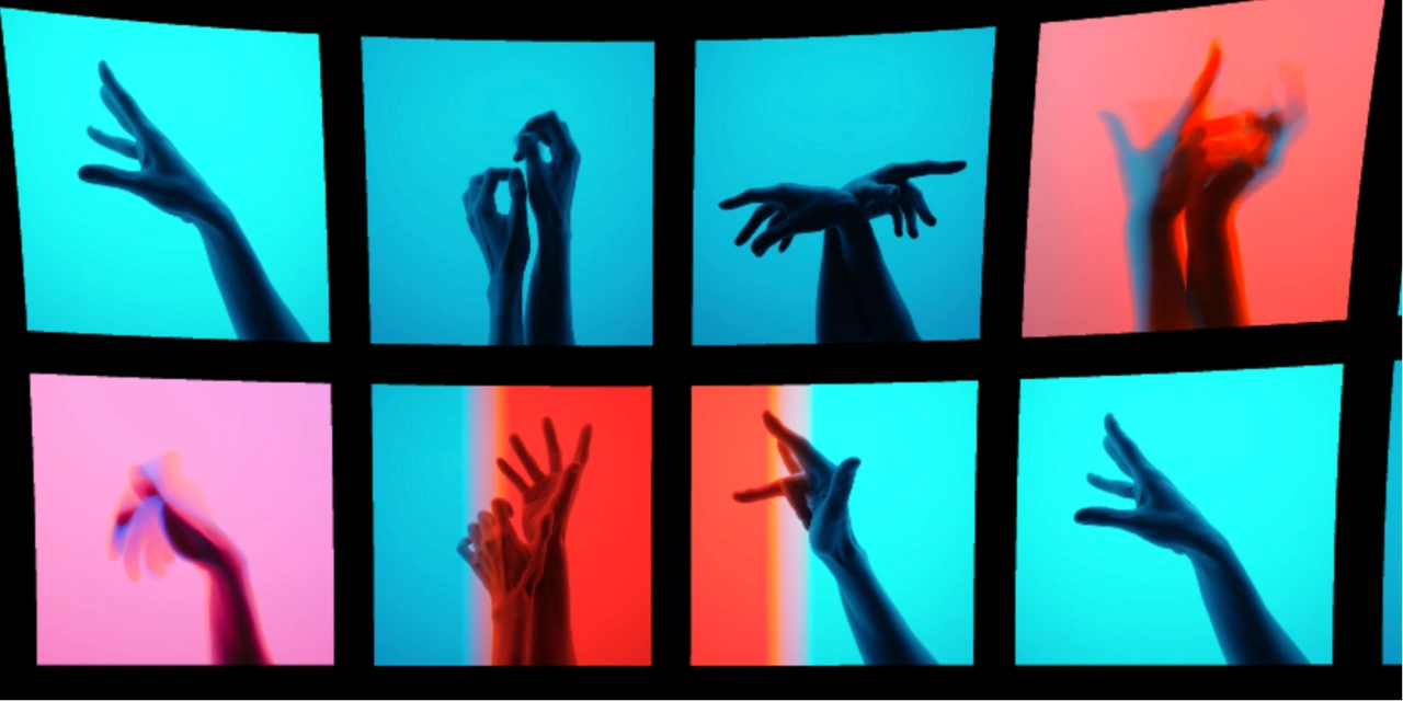 WebGL 交互式凹面畸变无限图片画廊，沉浸式前端创意交互效果