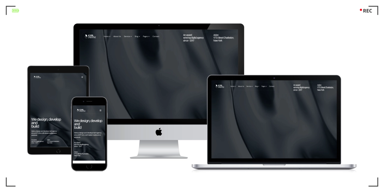 创意机构与作品集网站专用 HTML 响应式模板 | 19+ 首页·GSAP 动效