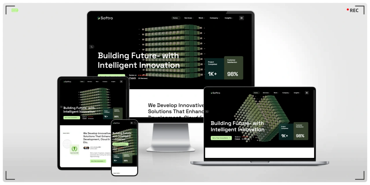 SaaS 软件与科技创业公司专用高转化网站 HTML 响应式模板