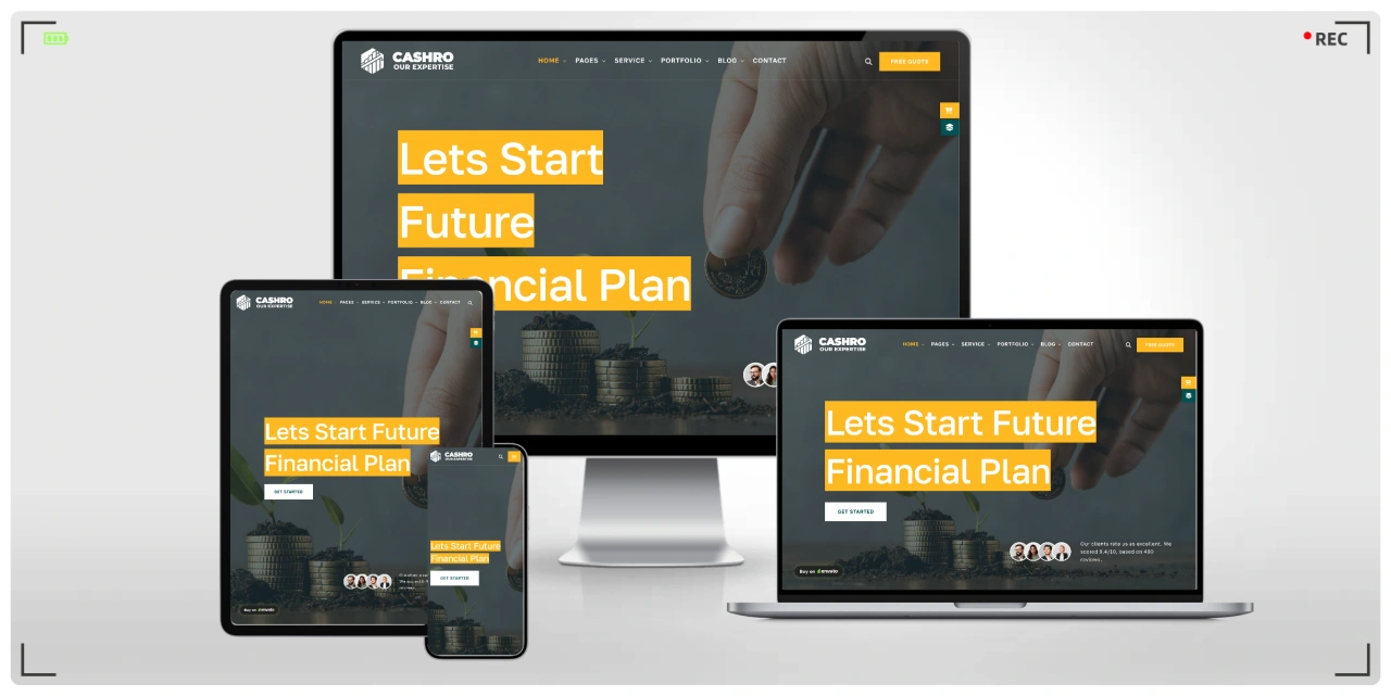 金融服务与咨询网站 HTML 响应式模板，适合银行、保险、投资及企业咨询机构的专业建站方案