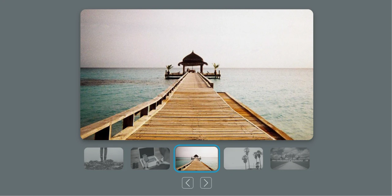 响应式轻量级图片轮播，现代 JS 键盘导航懒加载轮播组件