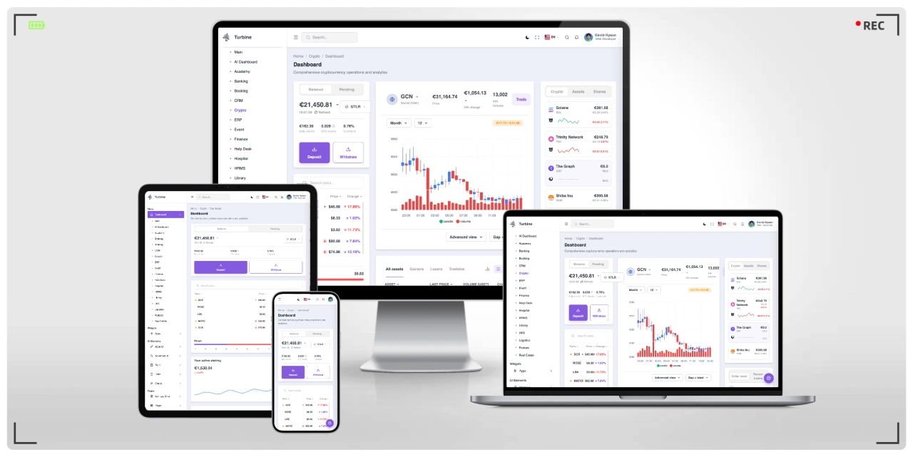后台管理模板 | 基于 Tailwind CSS 4.x 构建，310+ 页面，适用于 SaaS / CRM / 数据分析等多类场景