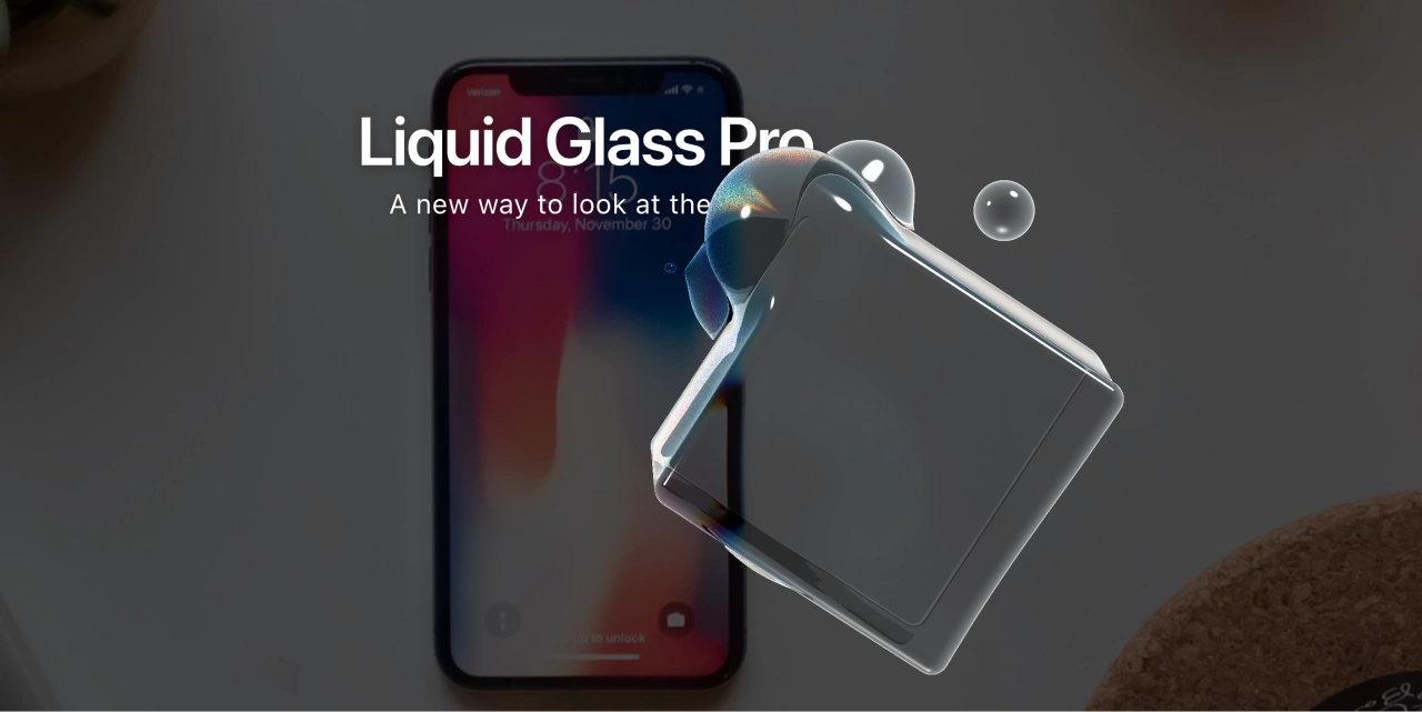 WebGL 3D 液态玻璃超大泡泡交互变形效果，点击变换多种形态附着与页面！