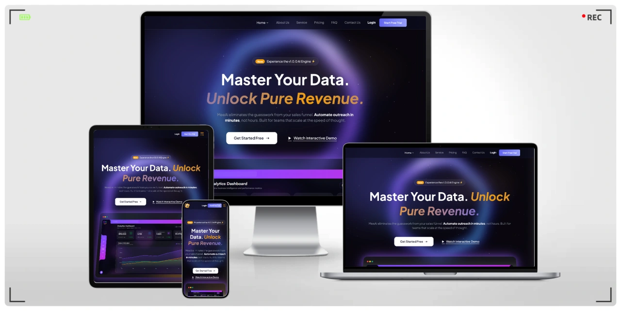 AI SaaS 科技风落地页 HTML 模板，玻璃拟态设计，Bootstrap 5 响应式布局