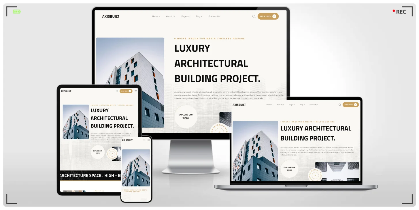专业室内装修与建筑设计网站 Bootstrap 响应式网站模板