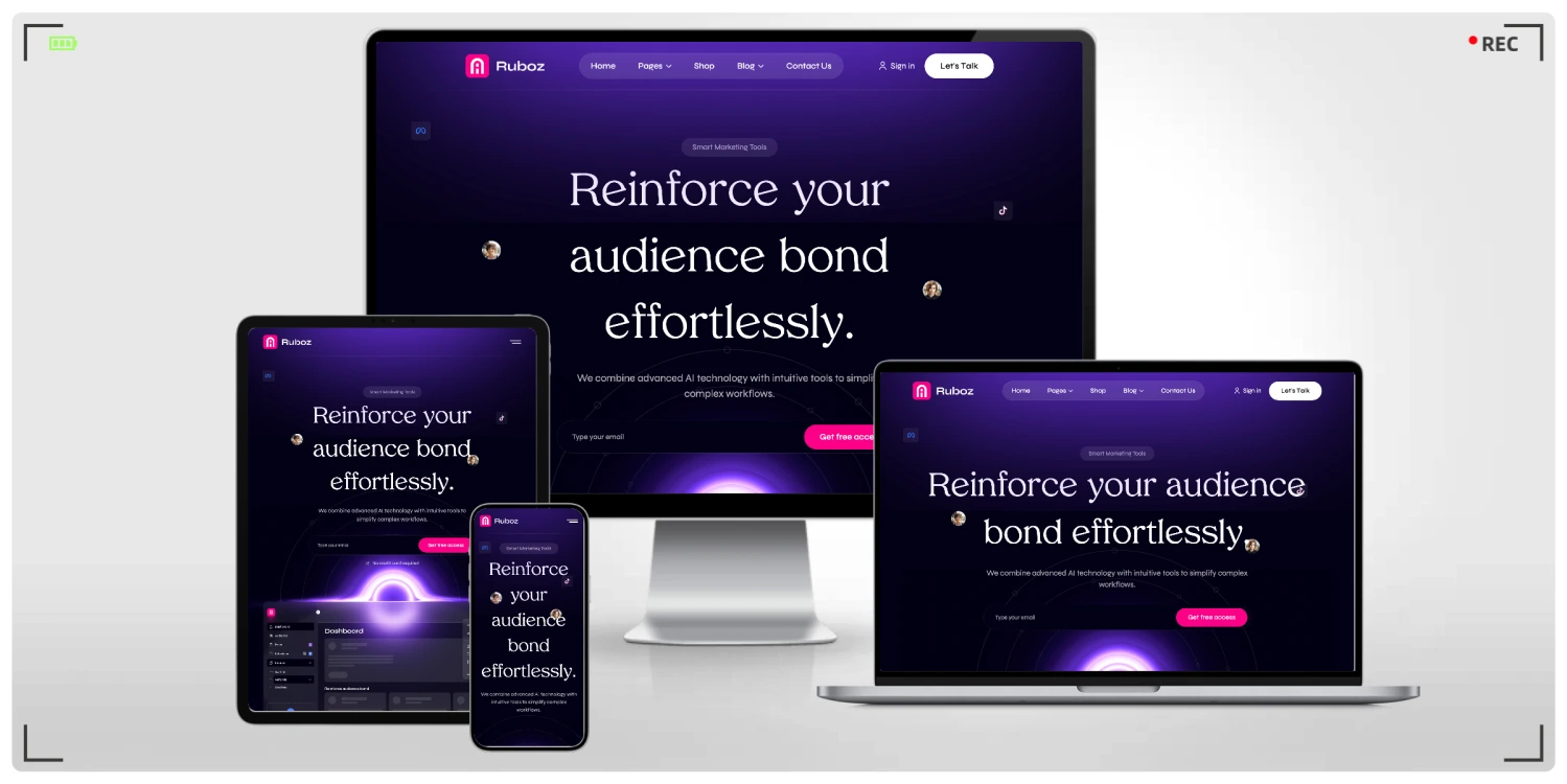 SaaS企业与IT服务科技公司专用 Bootstrap 网站模板