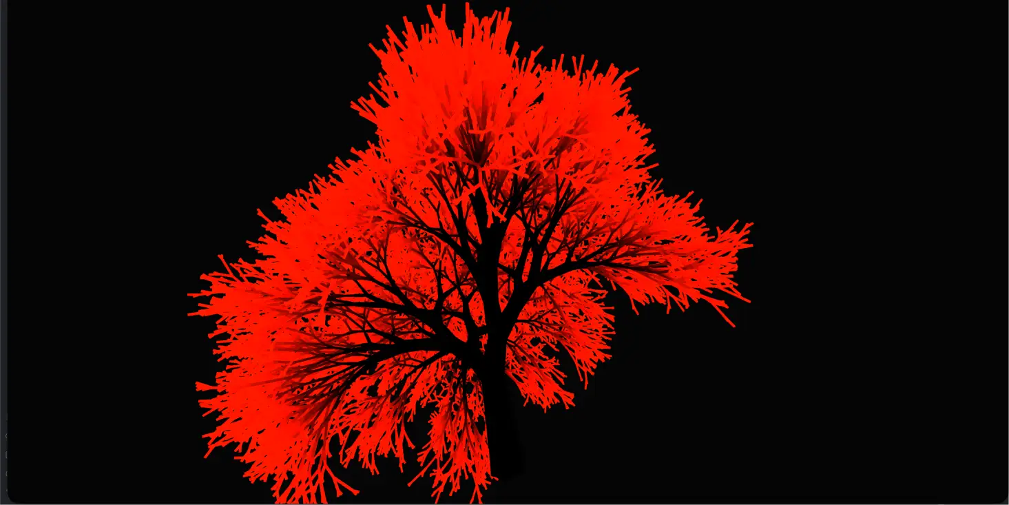 创意前端WebGL:基于Three.js与L-System的3D生物发光树过程化生成特效