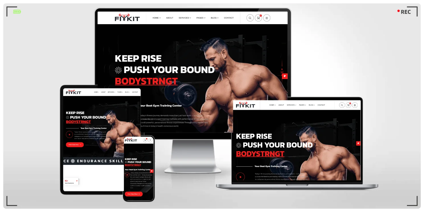 现代健身房与运动中心 HTML 建站模板 | 健身/跆拳道/瑜伽/CrossFit/私教网站通用