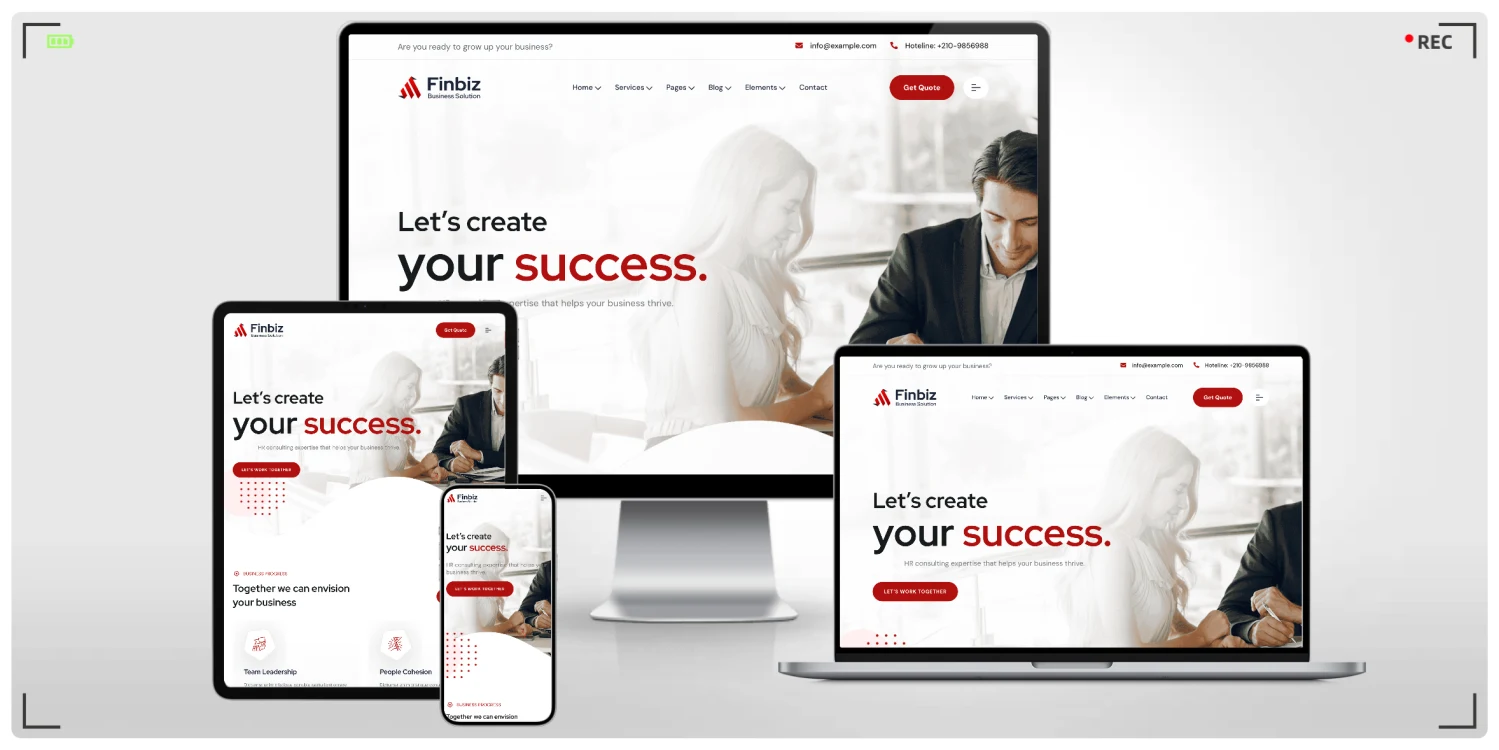 现代商业咨询与企业官网建站专用 HTML 响应式模板 | 22 套首页/金融/品牌机构建站通用