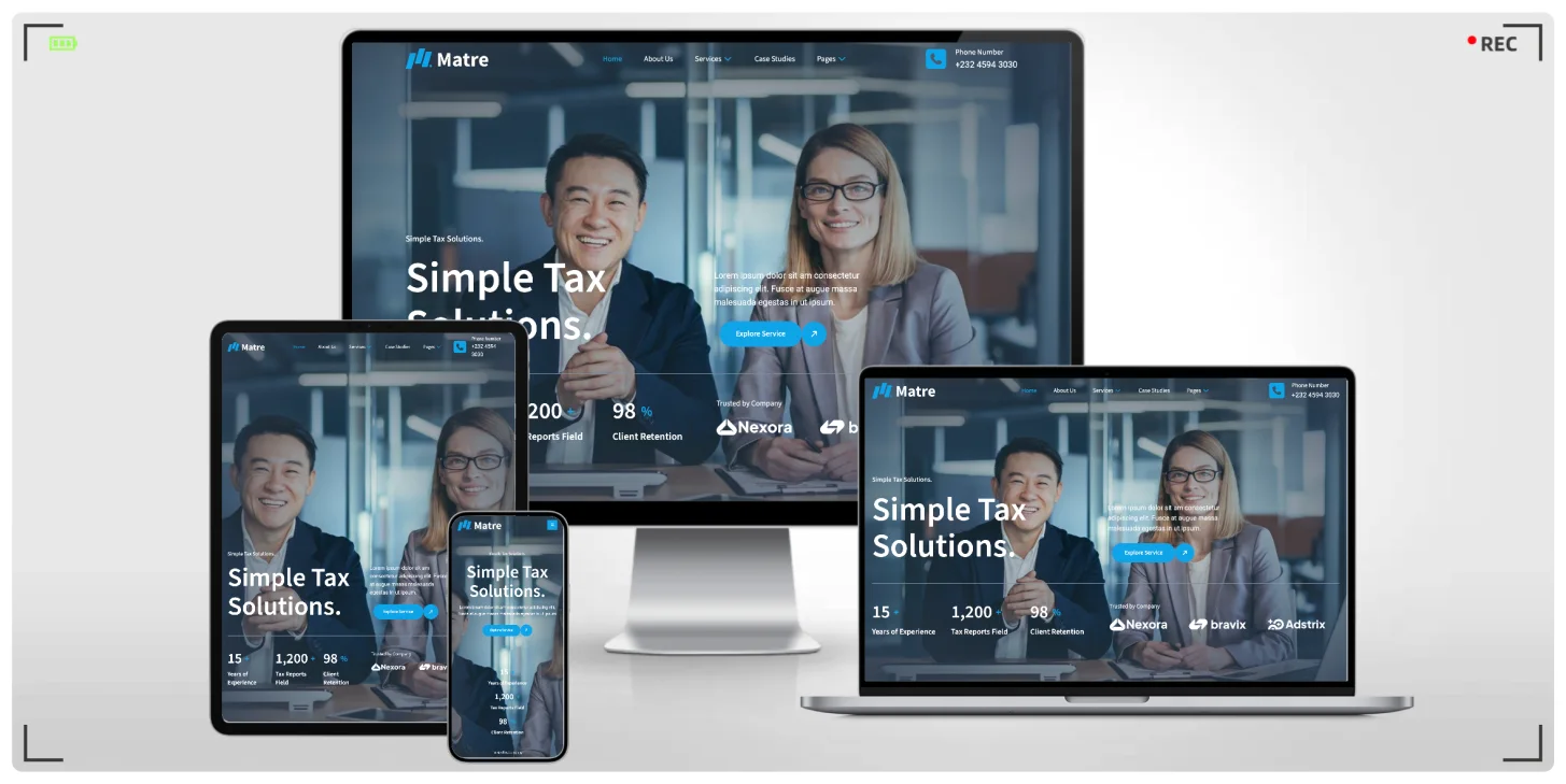 会计记账与税务代理服务机构 HTML 建站模板 | 代理记账/报税/薪酬外包含预约页
