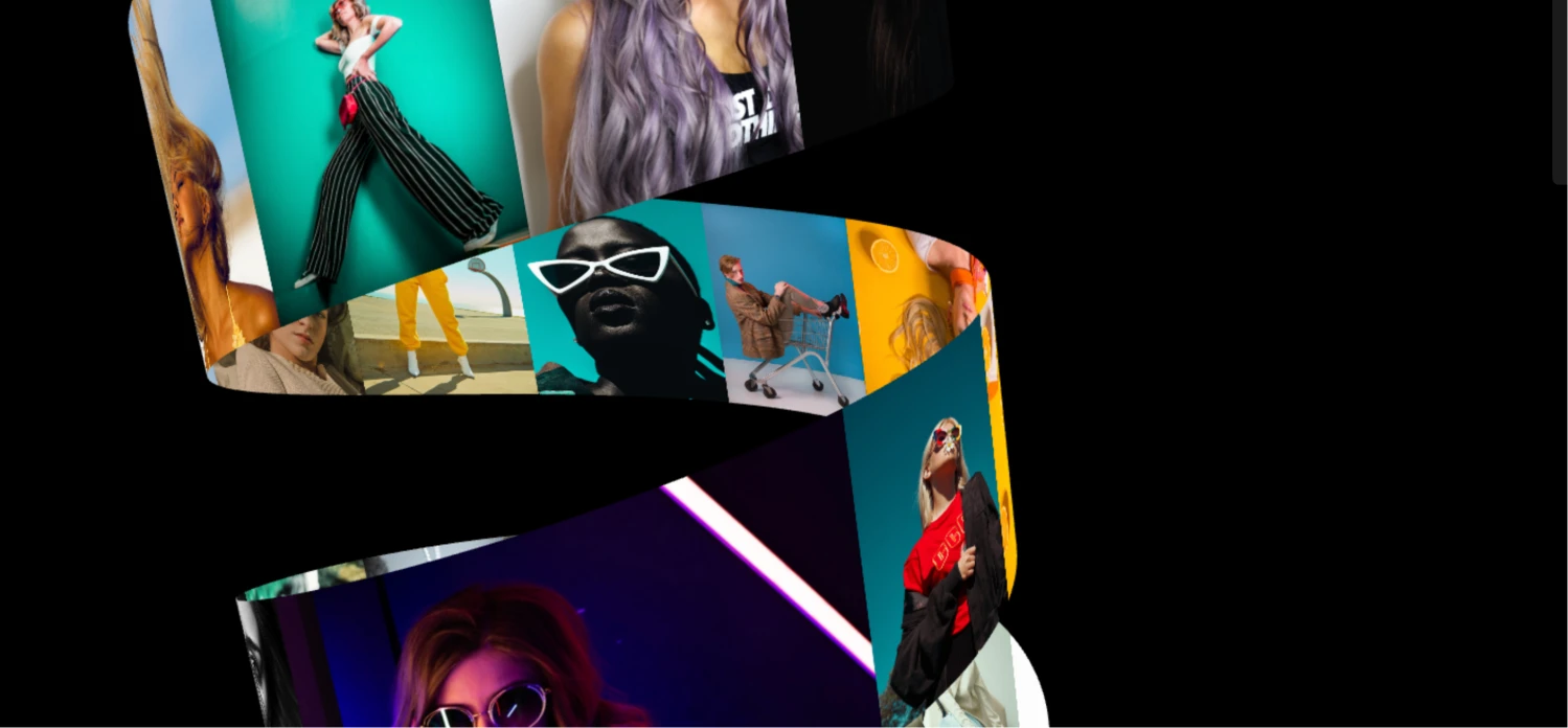 Three.js 3D 螺旋图片无限滚动效果 - WebGL 惯性画廊特效