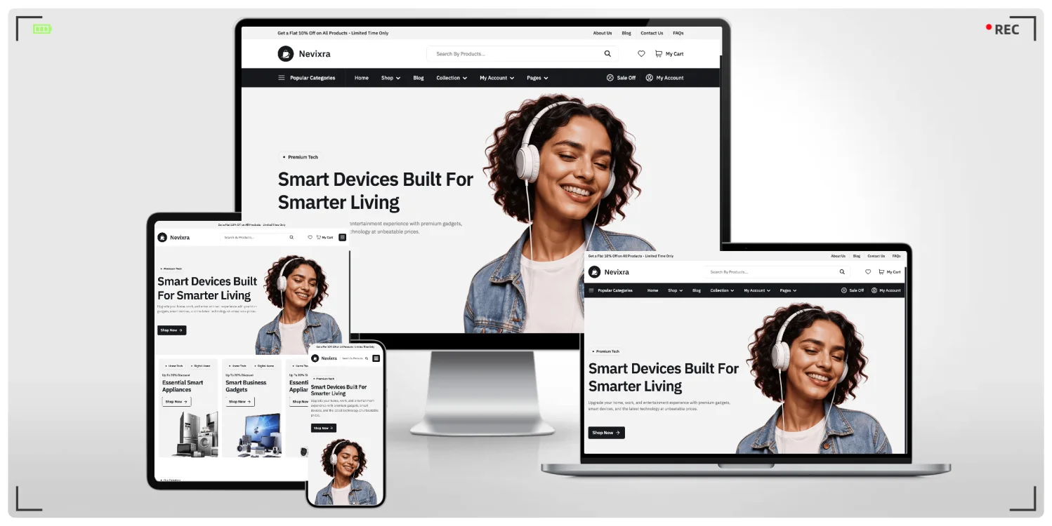 数码 3C 与家电商城 HTML 建站模板 | 会员中心/订单查询/配送政策一次到位