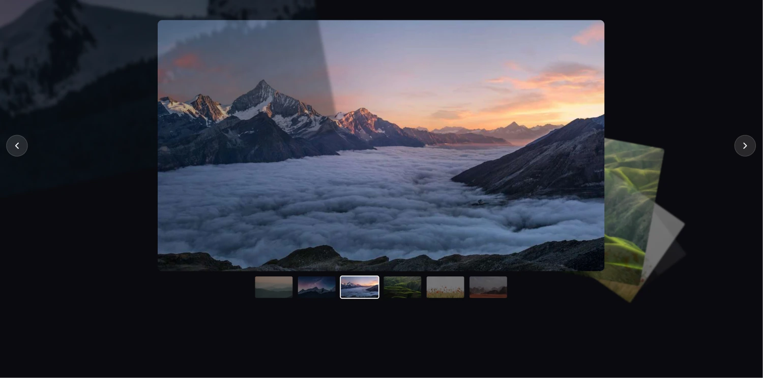 纯 CSS 3D 图片轮播，环形排布可左右转动的立体相册组件